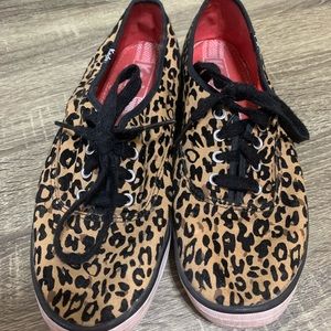 Leopard Print Keds size 9